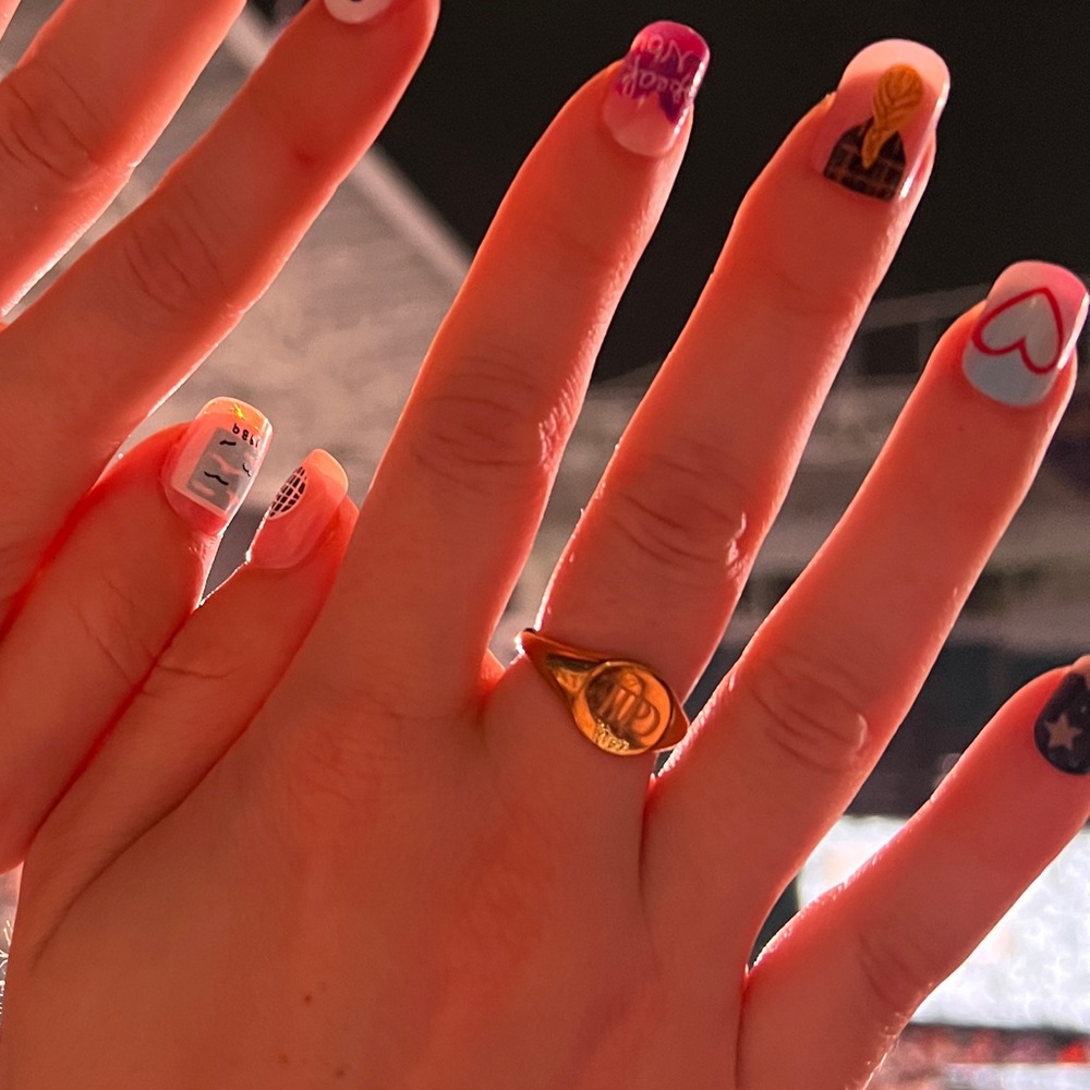 Swiftie Press On Nails Taylor Swift The Eras Tour Fake Nail Set Glue On Acrylic - Picture 10 of 12